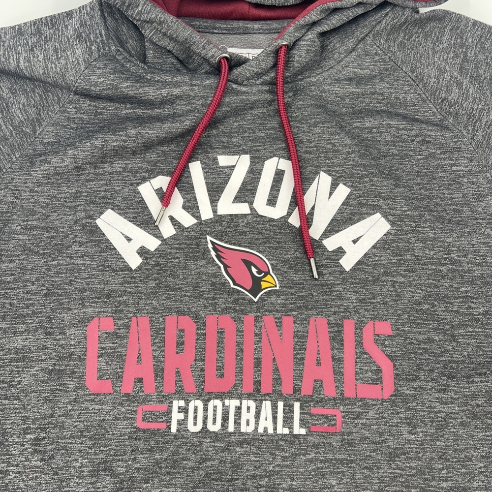 Arizona Cardinals Fanatics Pro Line Hoodie Sweatshirt Men's XL Gray NFL Pro Line